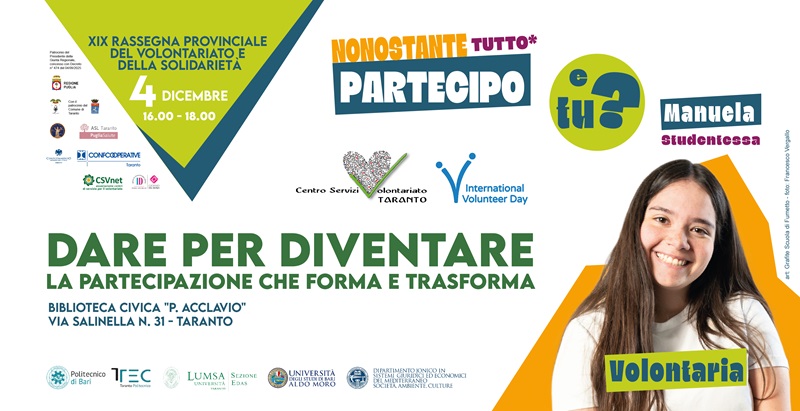 Dare per diventare. La partecipazione che forma e trasforma